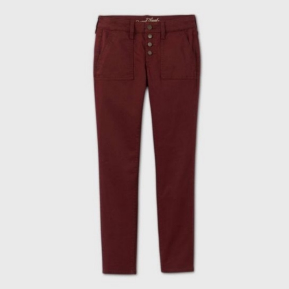 Mid rise universal thread new burgundy